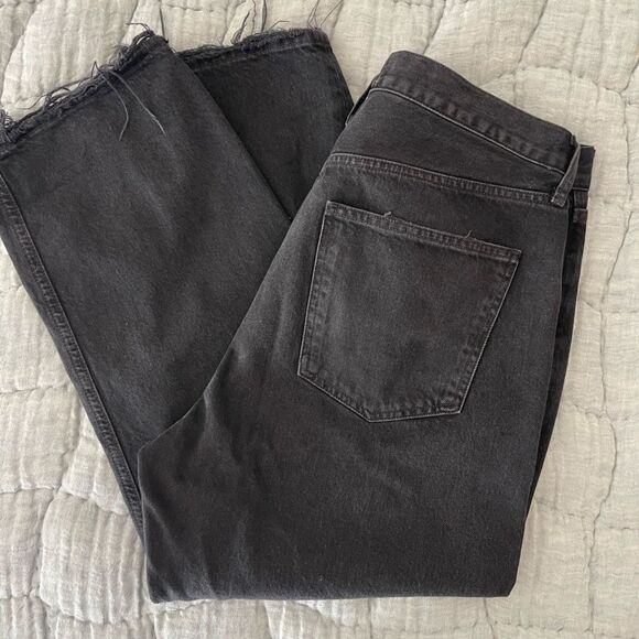 Agolde 90's Crop Jeans in Tar - Picture 5 of 11